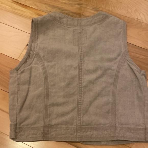 Vintage Gap Linen  Vest reconstructed - Picture 7 of 10
